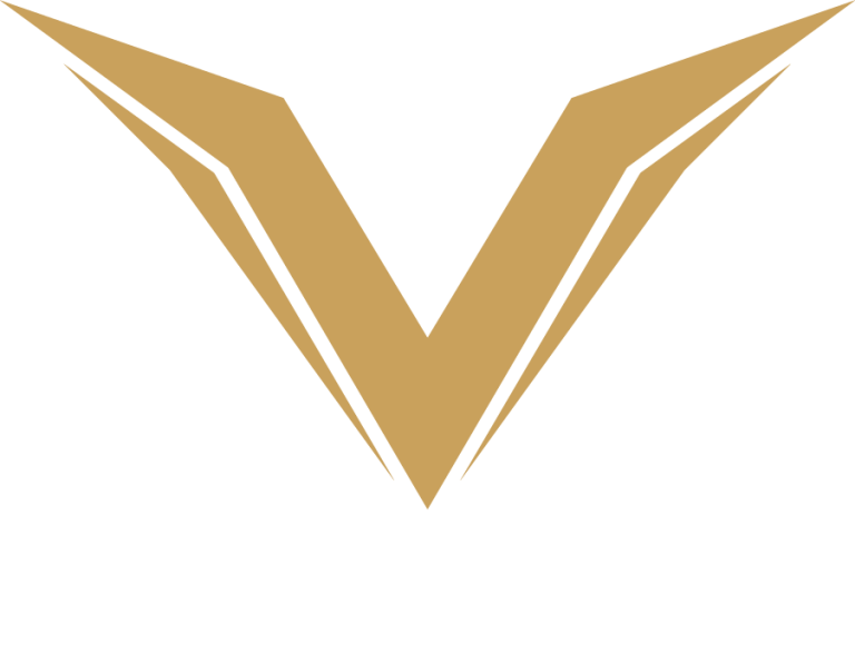 Venue 22 in Byron, GA logo in gold and white